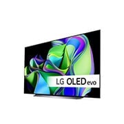 LG 83'' OLED evo C3 - 4K TV (2023), Vy framifr?n med LG OLED och emblemet f?r 11 Years World No.1 OLED p? sk?rmen., OLED83C36LA