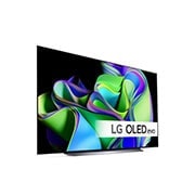 LG 83'' OLED evo C3 - 4K TV (2023), Vy framifr?n med LG OLED och emblemet f?r 11 Years World No.1 OLED p? sk?rmen., OLED83C36LA