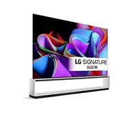 LG 88'' SIGNATURE OLED 8K - OLED Z3 (2023), L?tt vinklad v?nsterv?nd sidovy., OLED88Z39LA
