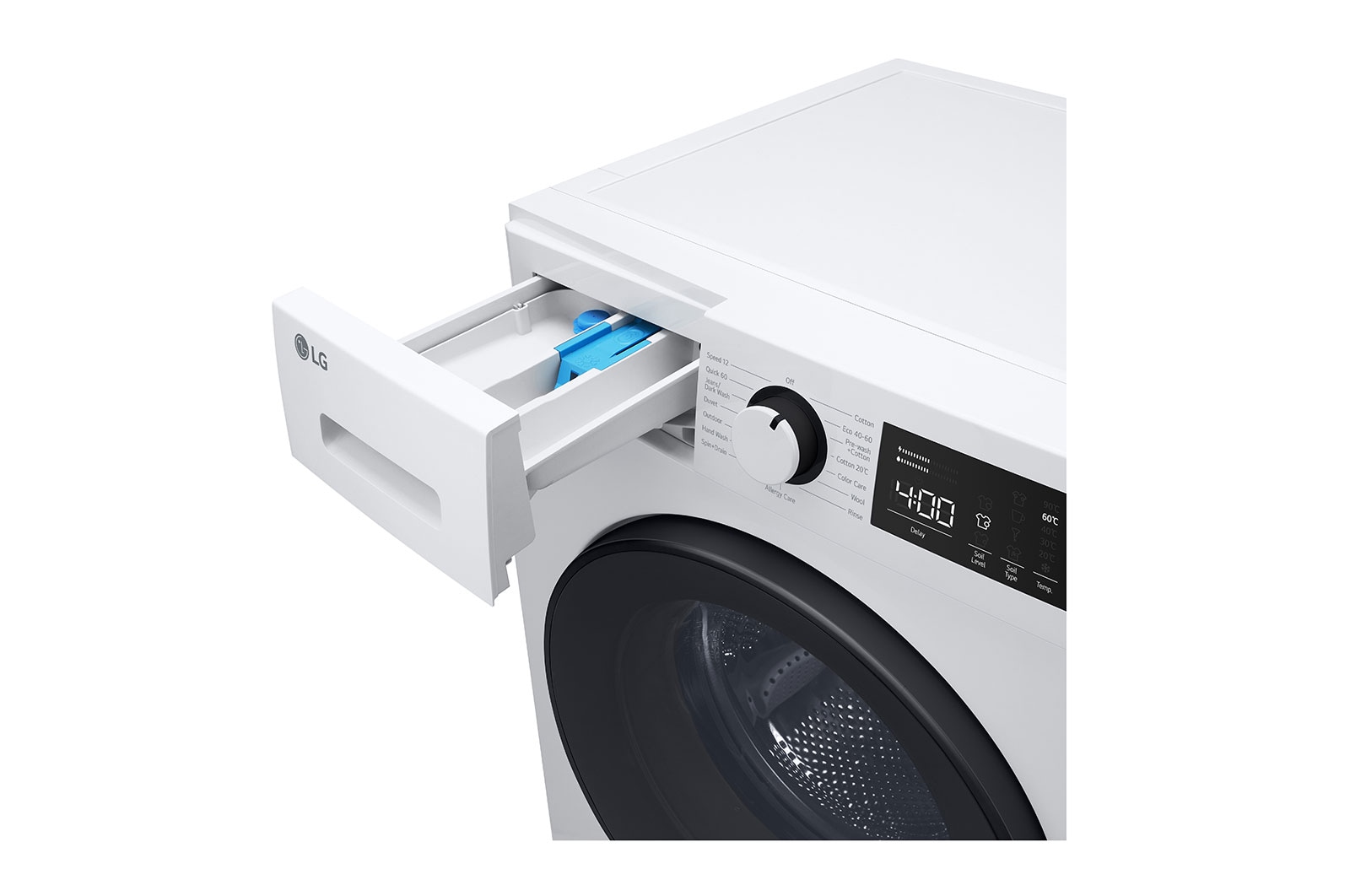 LG 9kg Tv?ttmaskin(Vit), Energiklass A, Steam?, F4WM309S0