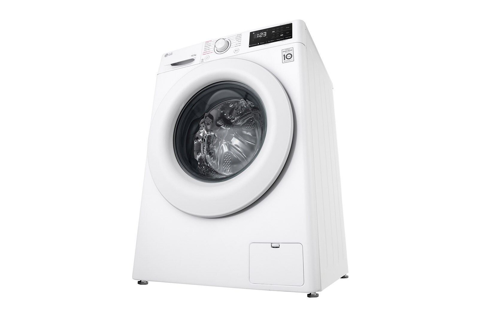 LG 10.5 kg Tv?ttmaskin(Vit) - Steam, Energiklass B, AI DD?, Smart Diagnosis?, F4WV210S0W