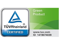 Gr?n Produkt certifierad av TUV