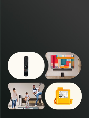 Picture of the LG Products and genuine accessories.