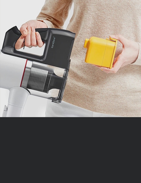 This is a picture of the LG vacuum cleaner battery