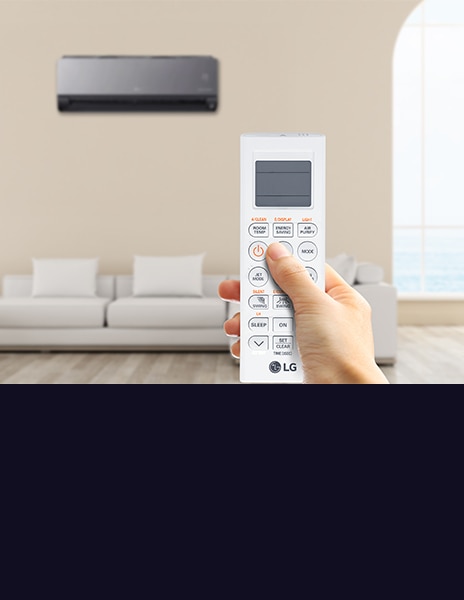 This is a picture of the LG air conditioner remote controller