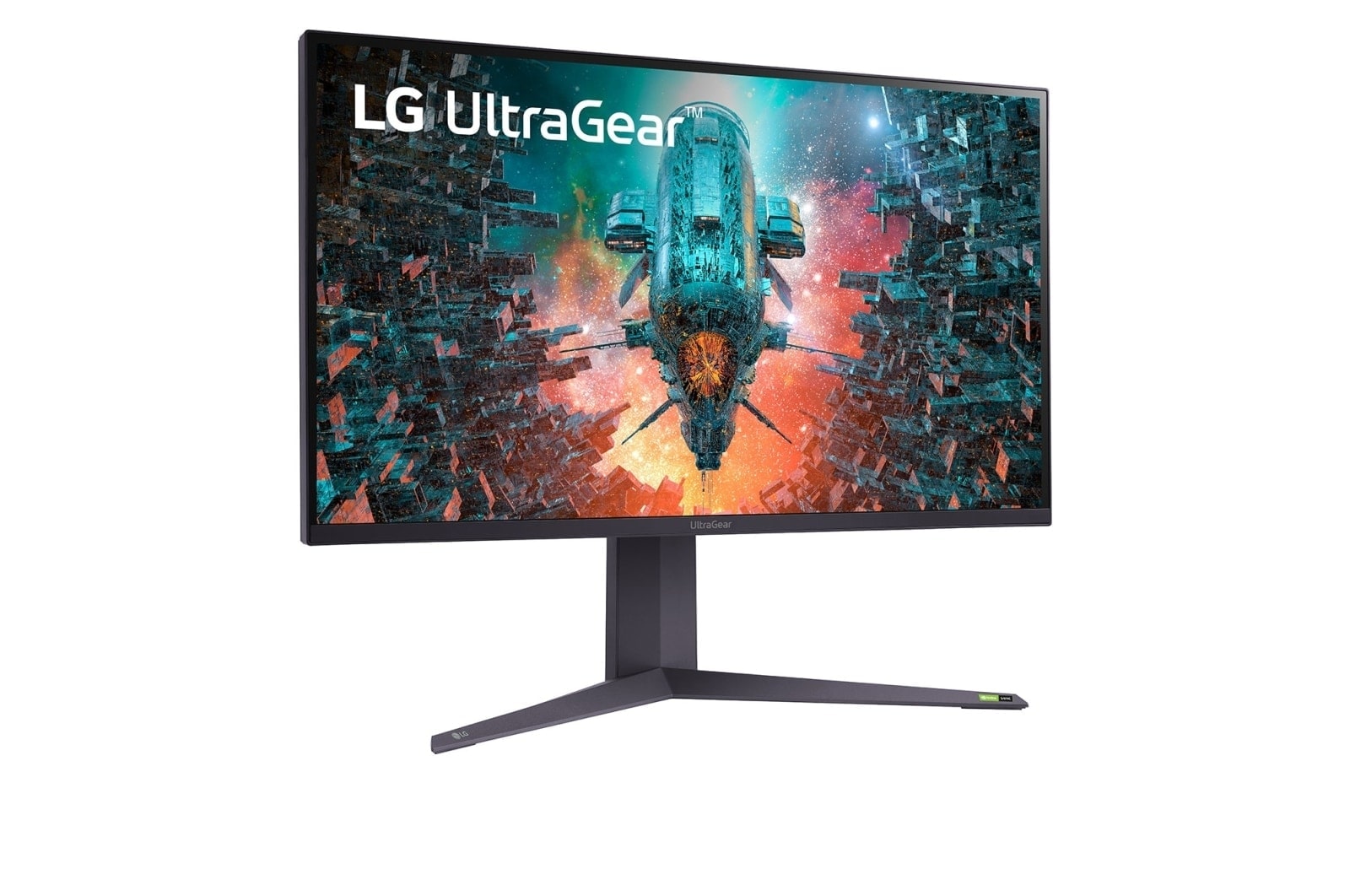 LG UltraGear? 32" Nano IPS Gaming Monitor with NVIDIA G-SYNC? Compatible, 32GQ950-B