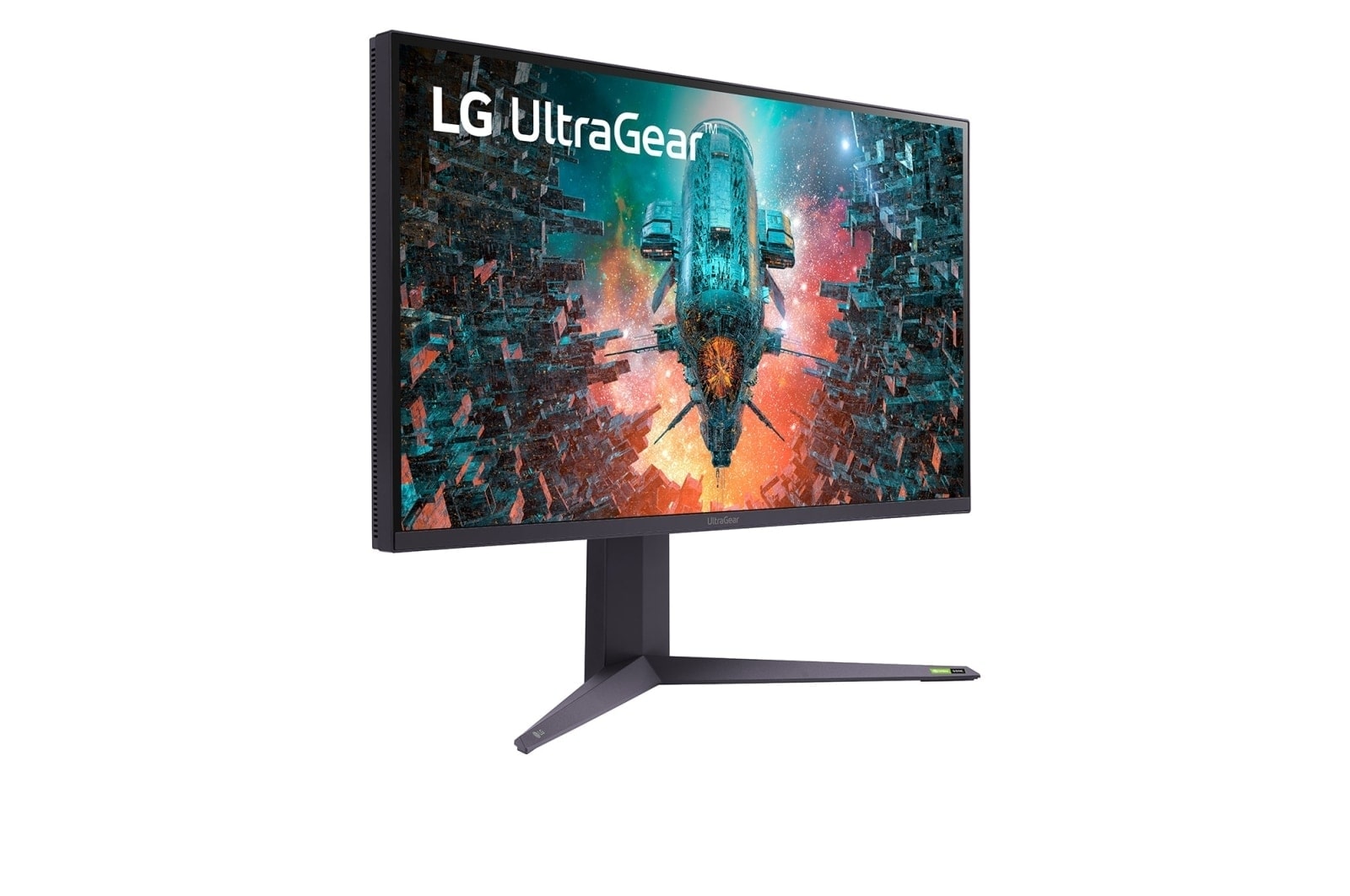 LG UltraGear? 32" Nano IPS Gaming Monitor with NVIDIA G-SYNC? Compatible, 32GQ950-B