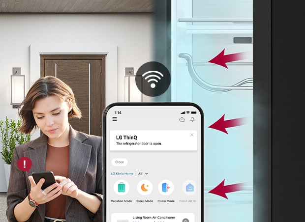 Receive Alerts Through LG ThinQ??