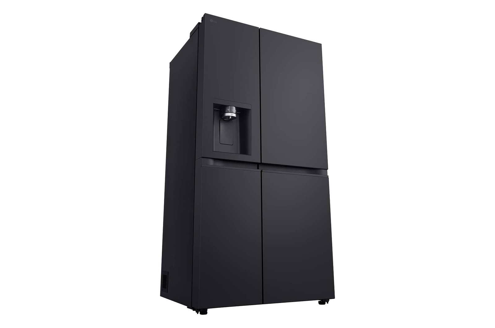 LG 623L Side by Side Fridge with Smart Inverter Compressor? in Essence Black Steel, GS-L6104EV