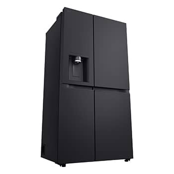 LG 623L Side by Side Fridge with Smart Inverter Compressor? in Essence Black Steel, GS-L6104EV