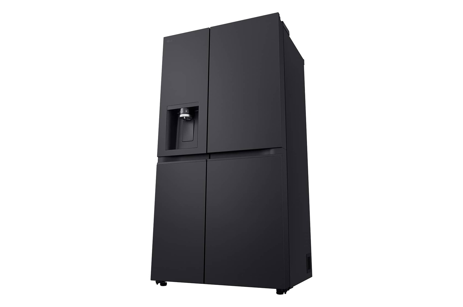 LG 623L Side by Side Fridge with Smart Inverter Compressor? in Essence Black Steel, GS-L6104EV