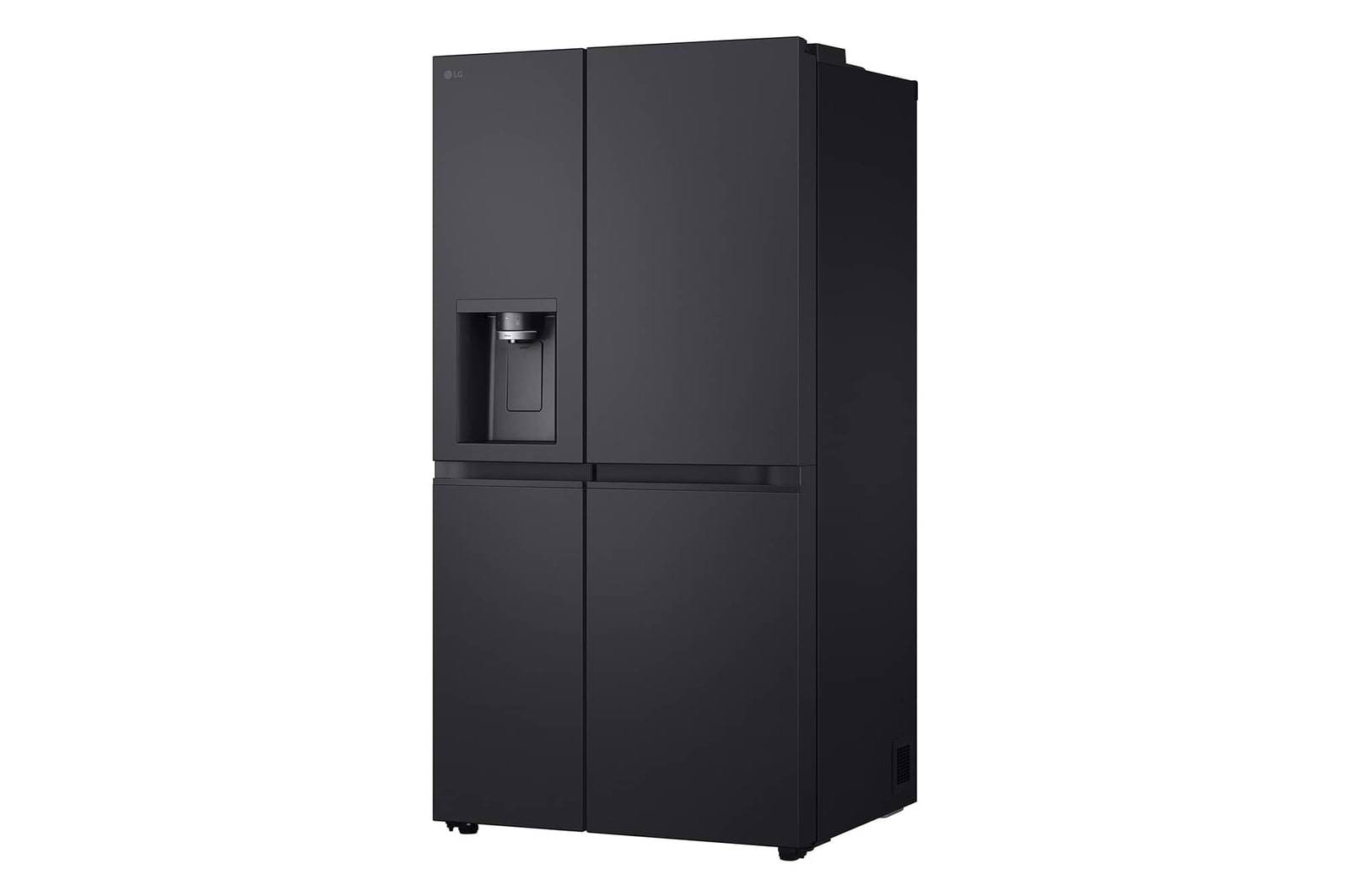 LG 623L Side by Side Fridge with Smart Inverter Compressor? in Essence Black Steel, GS-L6104EV