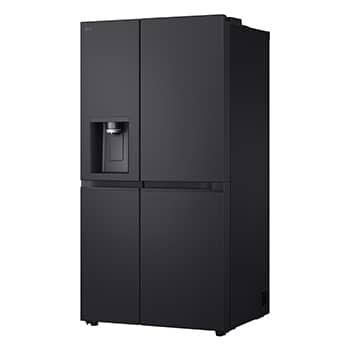 LG 623L Side by Side Fridge with Smart Inverter Compressor? in Essence Black Steel, GS-L6104EV