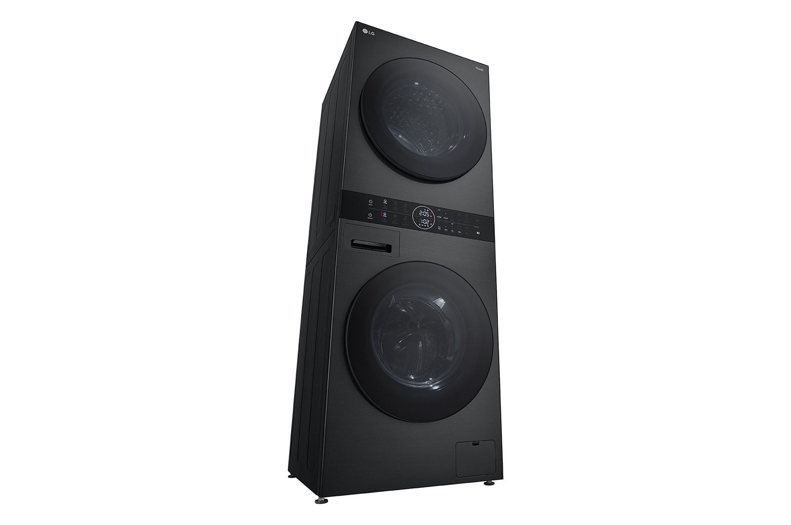 LG 14/10kg AI DD? Front Load WashTower? in Black Steel, WT1410NHB
