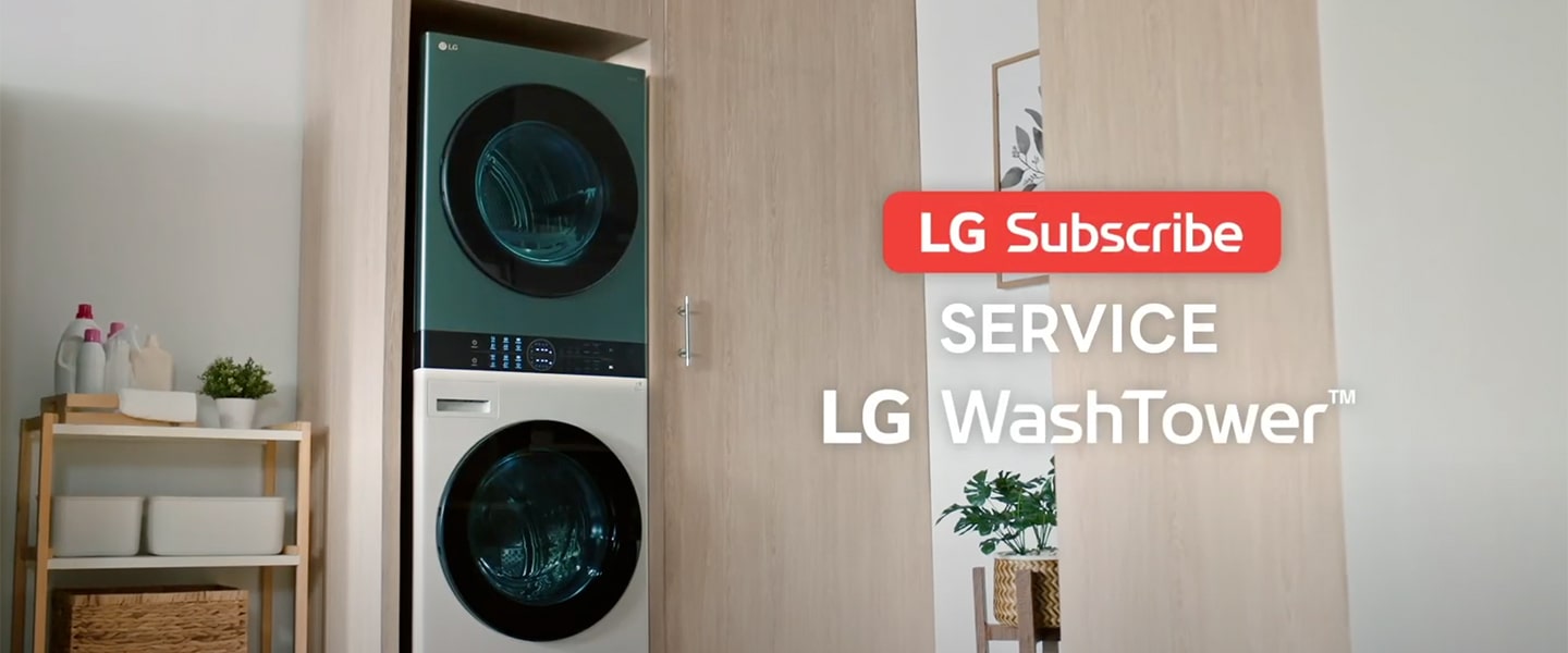 LG washing machine maintenance steps by/for self service care.	