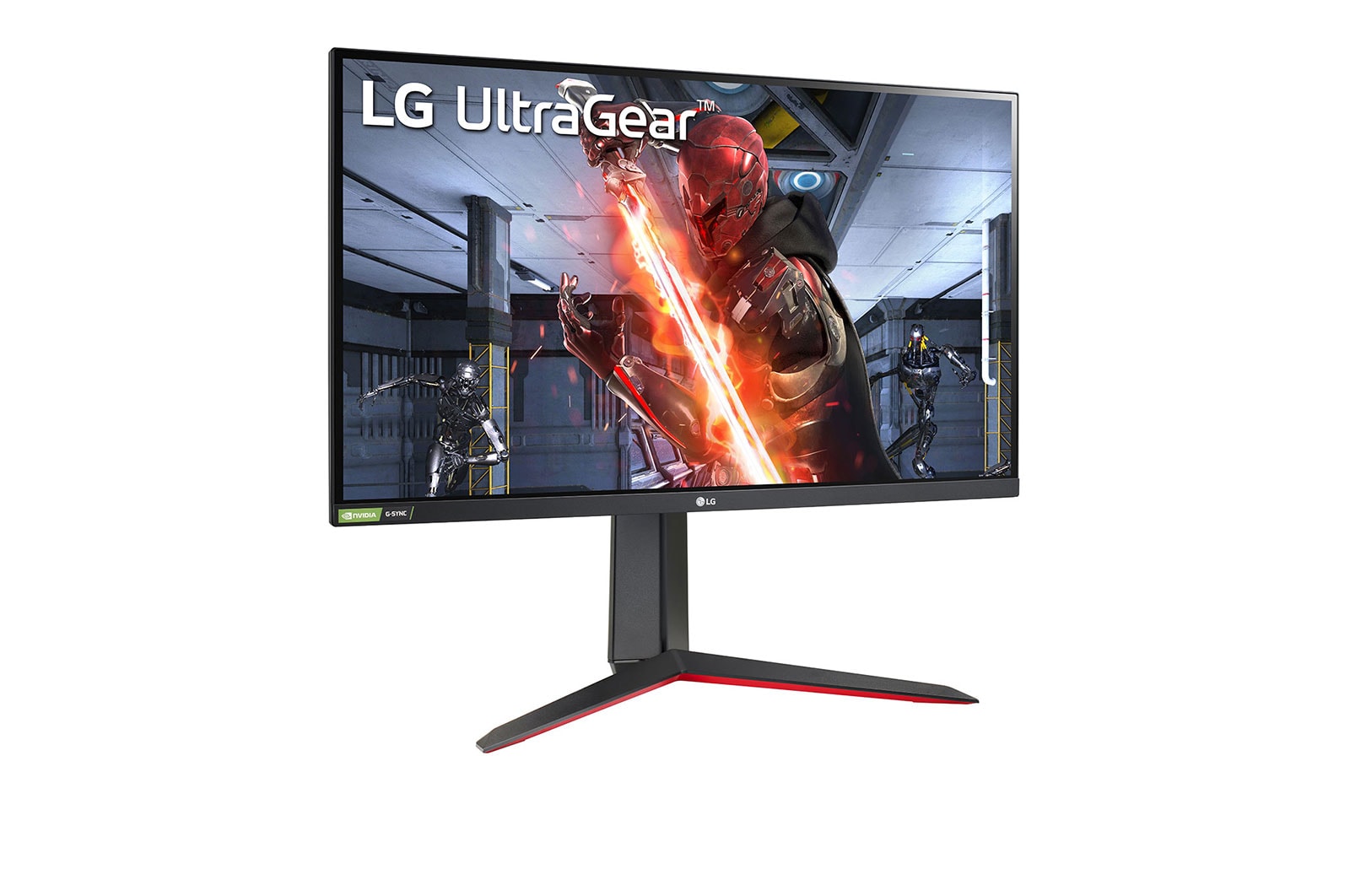 LG 27" UltraGear? FHD 1ms IPS 144Hz Gaming Monitor with NVIDIA? G-SYNC? Compatible, 27GN650-B