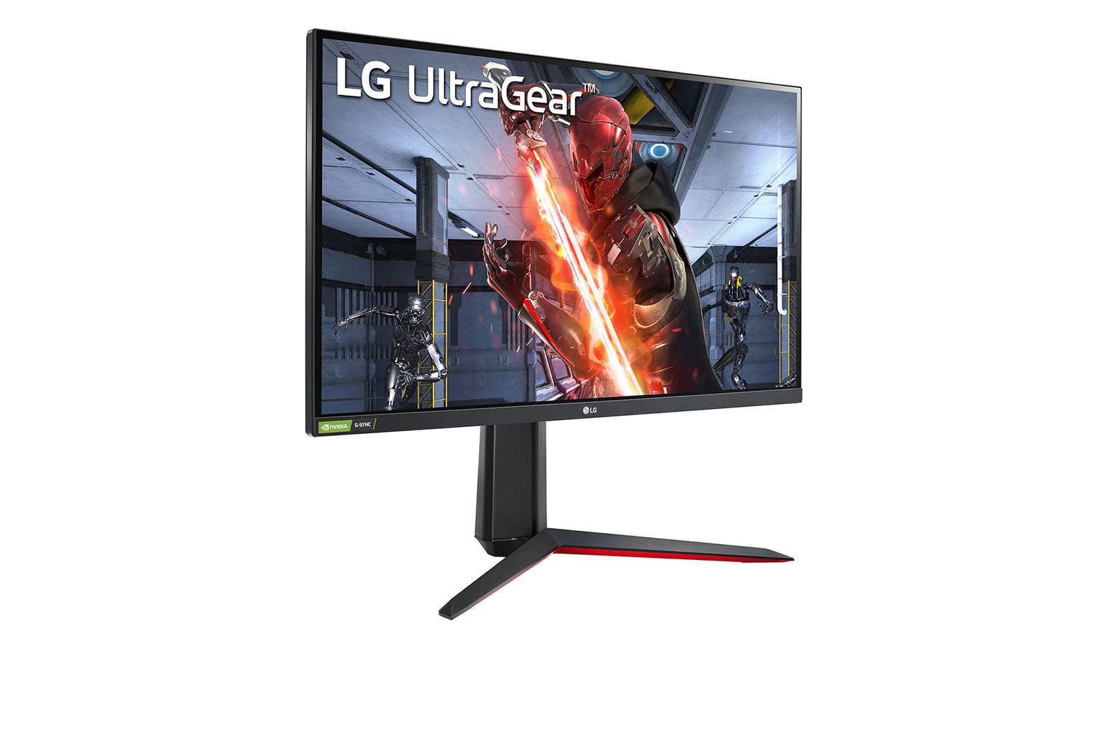 LG 27" UltraGear? FHD 1ms IPS 144Hz Gaming Monitor with NVIDIA? G-SYNC? Compatible, 27GN650-B