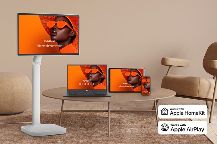 ?????????????????????????????? LG Smart Monitor Swing ???????? ???????? ?????????????????? AirPlay 2 ??? Screen Share