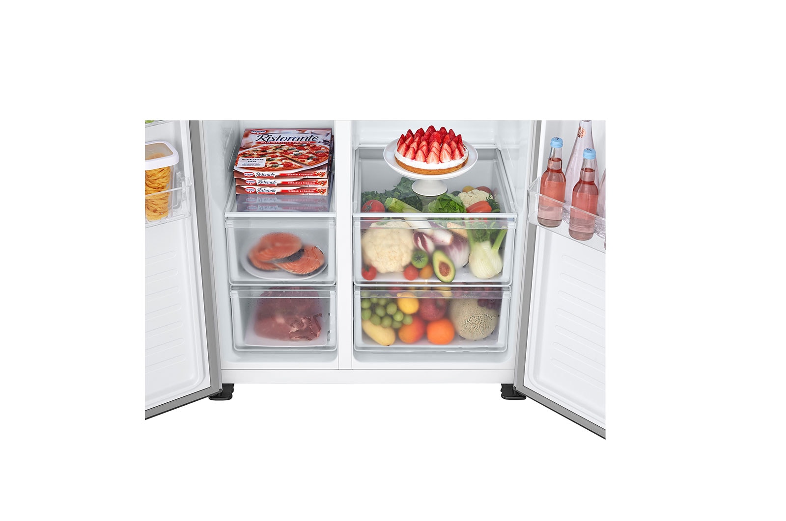 LG ??????? Side-by-Side ???? GC-B187JQAM ???? 18 ??? ???? Smart Inverter, GC-B187JQAM