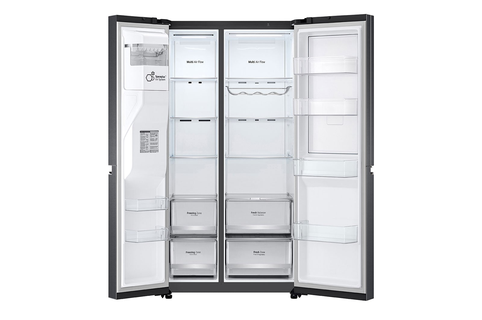 LG ??????? Side-by-Side ???? GC-J257CQES ???? 22.4 ??? ???? Inverter Linear Compressor ????? Smart WI-FI control ??????????????????????????, GC-J257CQES