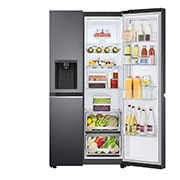 LG ??????? Side-by-Side ???? GC-J257CQES ???? 22.4 ??? ???? Inverter Linear Compressor ????? Smart WI-FI control ??????????????????????????, GC-J257CQES