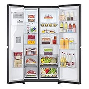 LG ??????? Side-by-Side ???? GC-J257CQES ???? 22.4 ??? ???? Inverter Linear Compressor ????? Smart WI-FI control ??????????????????????????, GC-J257CQES