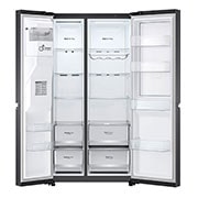 LG ??????? Side-by-Side ???? GC-J257CQES ???? 22.4 ??? ???? Inverter Linear Compressor ????? Smart WI-FI control ??????????????????????????, GC-J257CQES