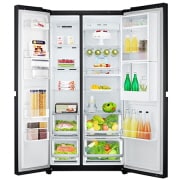 LG ??????? Side by Side ???? GC-M247UGBV ???? 21.8 ??? ???? Inverter Linear Compressor, GC-M247UGBV