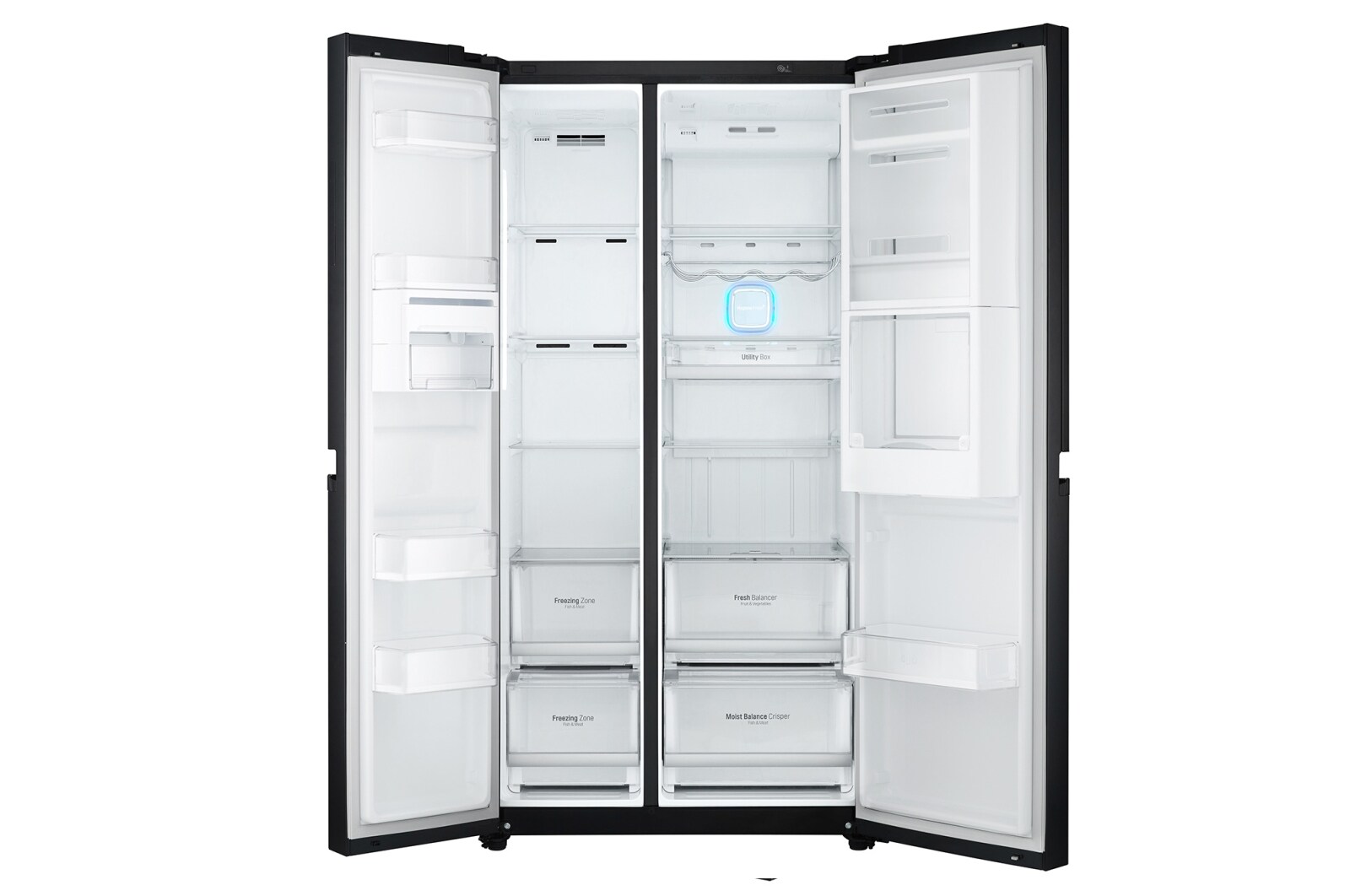 LG ??????? Side by Side ???? GC-M247UGBV ???? 21.8 ??? ???? Inverter Linear Compressor, GC-M247UGBV