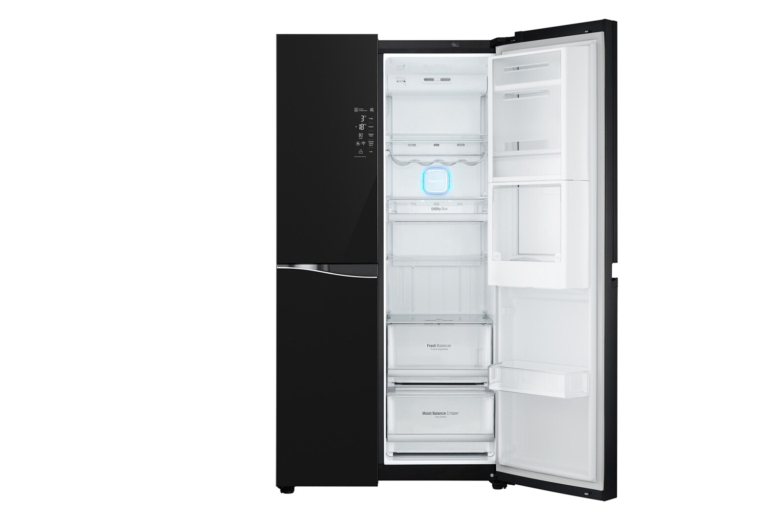 LG ??????? Side by Side ???? GC-M247UGBV ???? 21.8 ??? ???? Inverter Linear Compressor, GC-M247UGBV