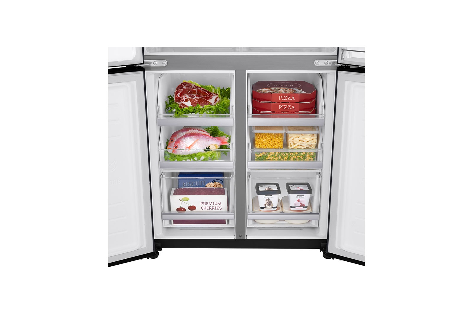LG  ??????? Multi Door ???? GC-X22FTQLL ???? 17.4 ??? ???? Inverter Linear Compressor ????? Smart WI-FI control ??????????????????????????, GC-X22FTQLL