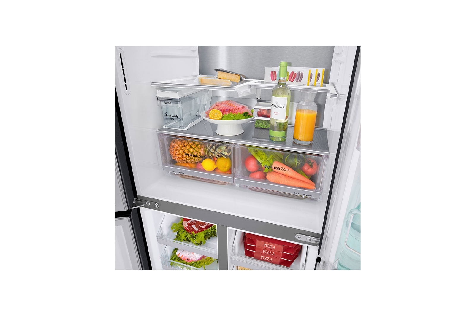 LG  ??????? Multi Door ???? GC-X22FTQLL ???? 17.4 ??? ???? Inverter Linear Compressor ????? Smart WI-FI control ??????????????????????????, GC-X22FTQLL