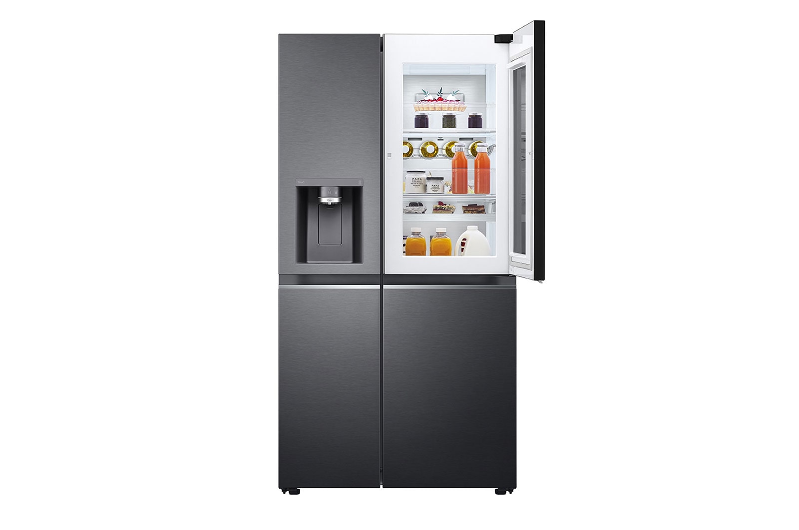 LG ??????? Instaview Door-in-Door ???? GC-X257CQES ???? 22.4 ??? ???? Inverter Linear Compressor ????? Smart WI-FI control ??????????????????????????, GC-X257CQES