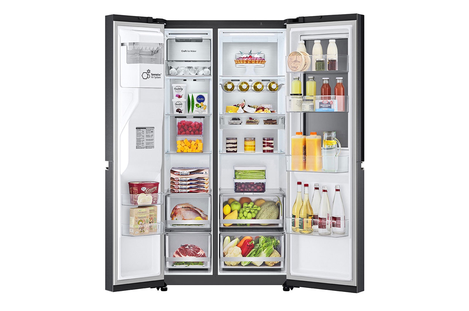 LG ??????? Instaview Door-in-Door ???? GC-X257CQES ???? 22.4 ??? ???? Inverter Linear Compressor ????? Smart WI-FI control ??????????????????????????, GC-X257CQES