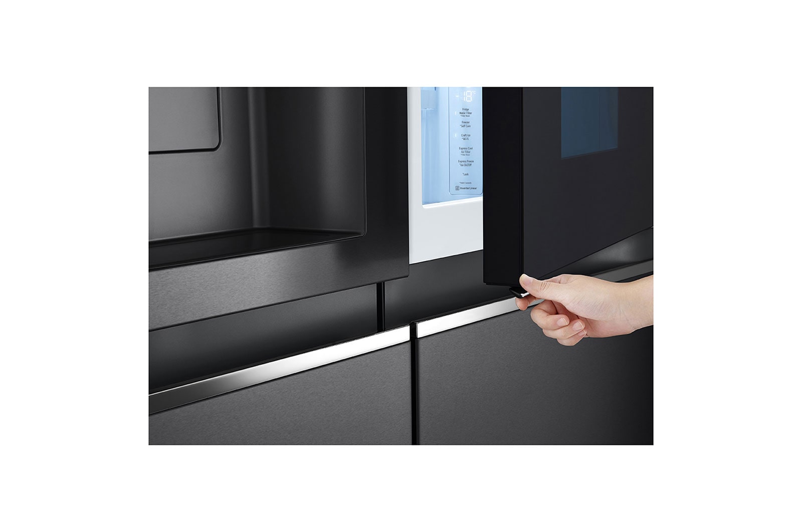 LG ??????? Instaview Door-in-Door ???? GC-X257CQES ???? 22.4 ??? ???? Inverter Linear Compressor ????? Smart WI-FI control ??????????????????????????, GC-X257CQES