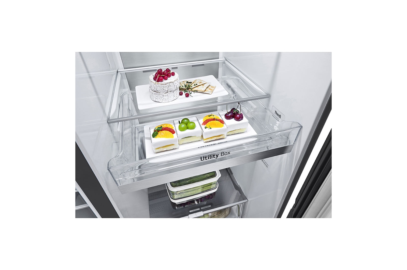 LG ??????? Instaview Door-in-Door ???? GC-X257CQES ???? 22.4 ??? ???? Inverter Linear Compressor ????? Smart WI-FI control ??????????????????????????, GC-X257CQES