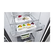 LG ??????? Instaview Door-in-Door ???? GC-X257CQES ???? 22.4 ??? ???? Inverter Linear Compressor ????? Smart WI-FI control ??????????????????????????, GC-X257CQES