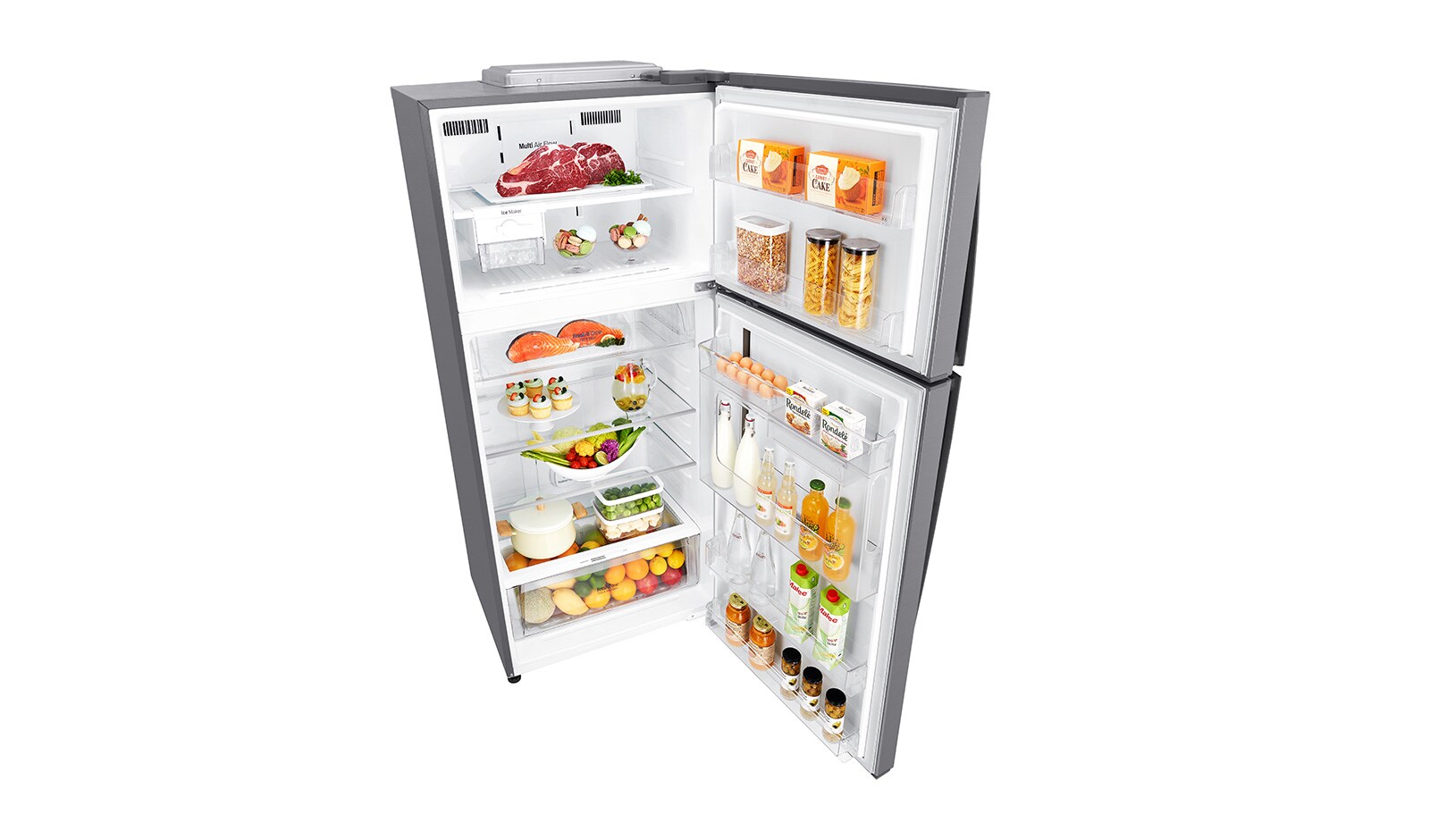 LG ??????? 2 ????? ???? GN-A702HLHU ???? 18.1 ??? ???? Inverter Linear Compressor ????? Smart WI-FI control ??????????????????????????, GN-A702HLHU