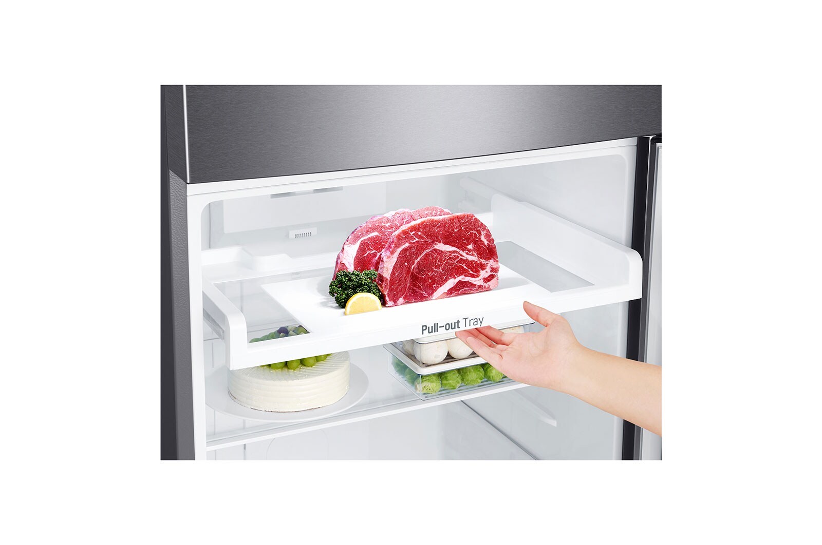 LG ??????? 2 ????? ???? GN-B422SQCL ???? 14.2 ??? ???? Smart Inverter Compressor, GN-B422SQCL