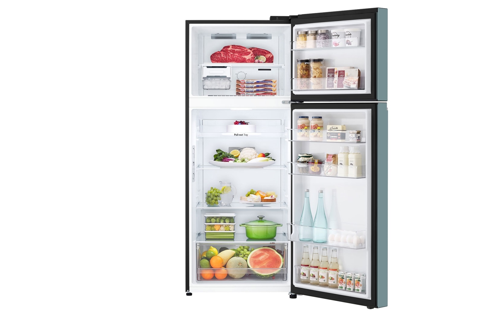 LG ??????? 2 ????? Macaron Series ???? GN-X392PMGB ??????????? ???? 14.0 ??? ???? Smart Inverter Compressor ????? Smart Diagnosis, GN-X392PMGB