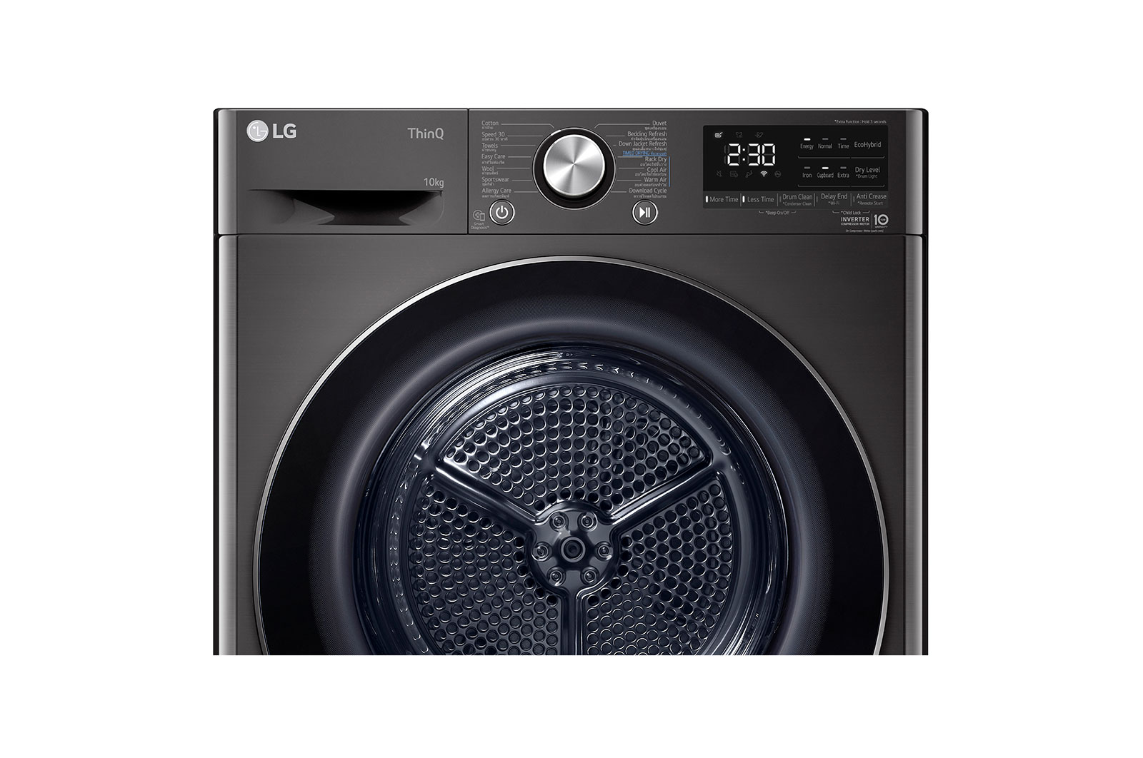 LG  ???????????? ???? RV10VHP2B ???? DUAL Inverter Heat Pump? ?????? 10 ??. ????? Smart WI-FI control ??????????????????????????, RV10VHP2B