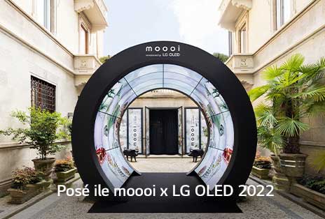 moooi’nin sanat eserini g?steren LG Posé.
