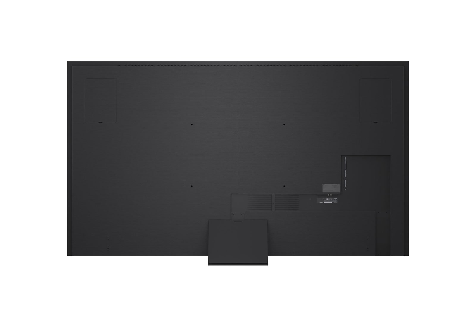 LG QNED evo AI QNED85 4K Smart TV’nin ?nden ve yandan g?rünümü uzunluk, geni?lik, yükseklik ve derinlik boyutlar?n? g?steriyor.