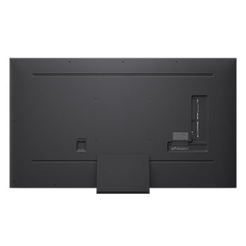LG QNED evo AI QNED85 4K Smart TV’nin ?nden ve yandan g?rünümü uzunluk, geni?lik, yükseklik ve derinlik boyutlar?n? g?steriyor.