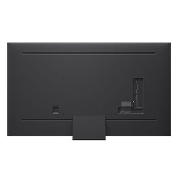 LG QNED evo AI QNED85 4K Smart TV’nin ?nden ve yandan g?rünümü uzunluk, geni?lik, yükseklik ve derinlik boyutlar?n? g?steriyor.