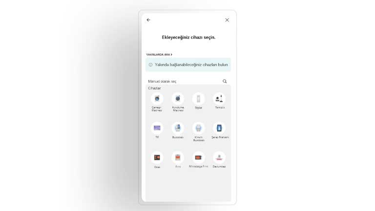 LG ThinQ uygulama ekran?n?n g?rüntüsü