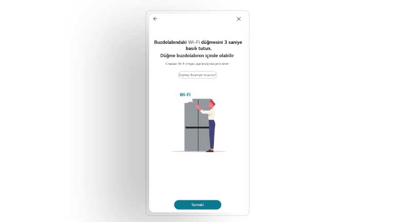 LG ThinQ uygulama ekran?n?n g?rüntüsü