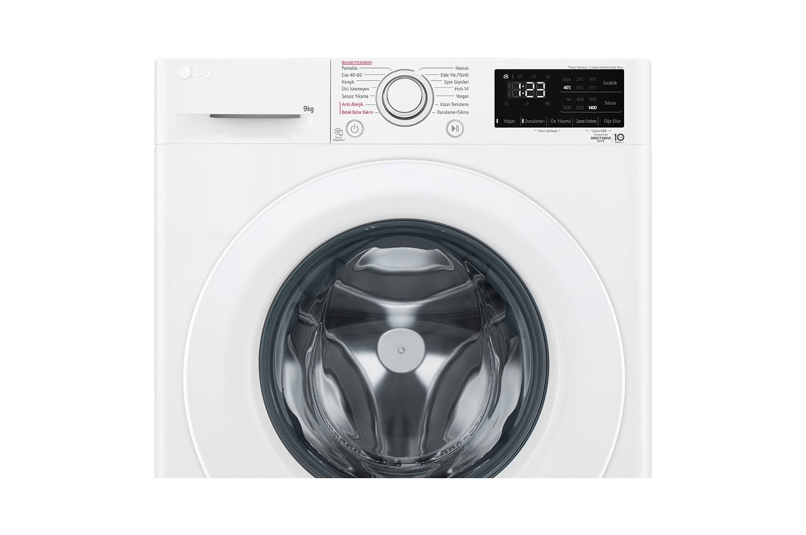 LG ?ama??r Makinesi | 9 Kg Y?kama Kapasitesi, F4V3VYW3WE
