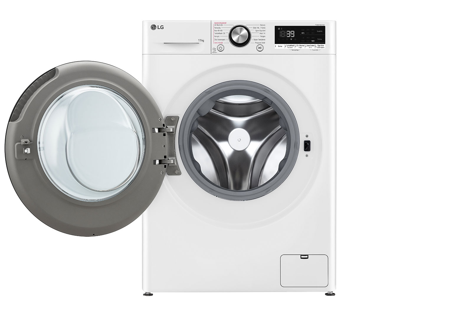 LG ?ama??r Makinesi | 6 Hareketli |  AI DD? | Wi-Fi | Buhar ?zellikli | Beyaz Renk, F4Y7EYWYW