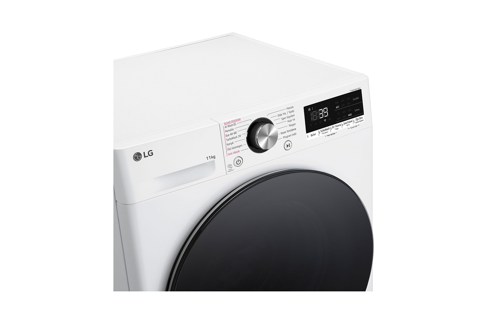 LG ?ama??r Makinesi | 6 Hareketli |  AI DD? | Wi-Fi | Buhar ?zellikli | Beyaz Renk, F4Y7EYWYW